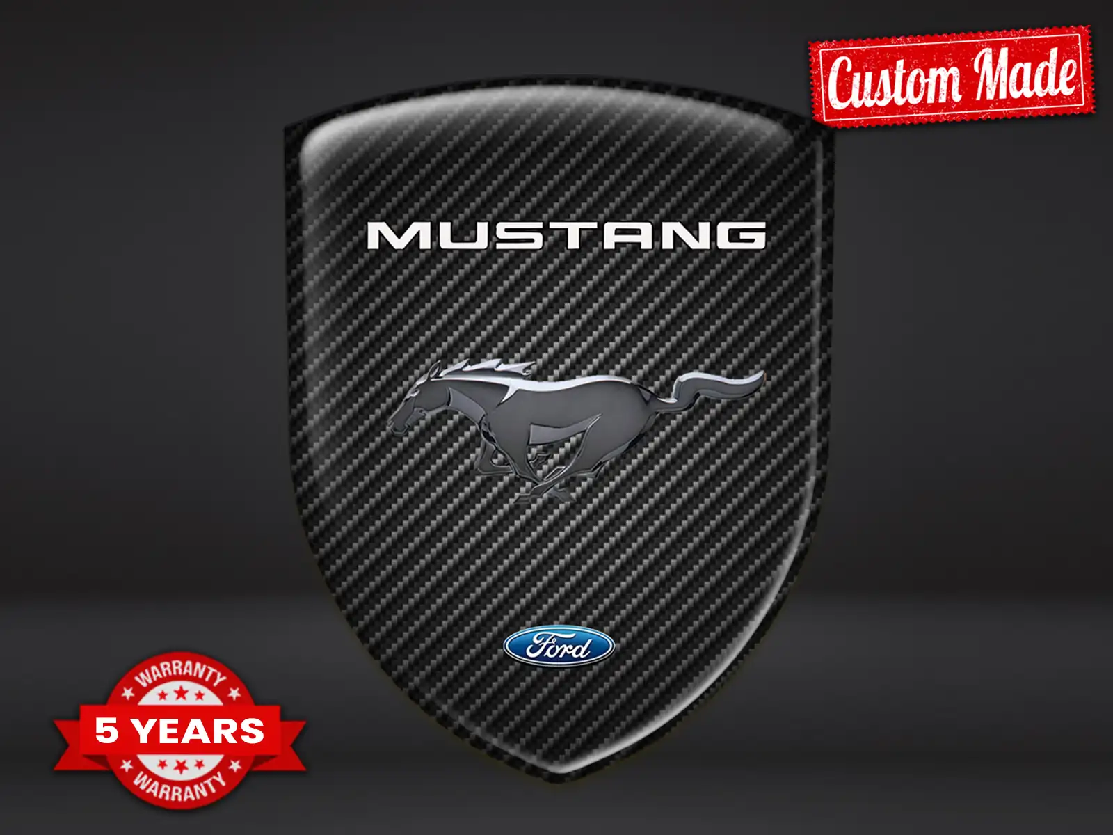Ford Mustang Etichette Adesive Business Robuste Chic Regolabili